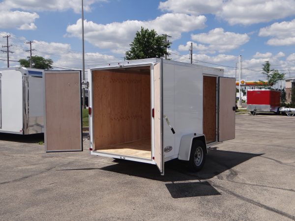 6' X 10' Polar White Cargo Trailer | Advantage Trailer