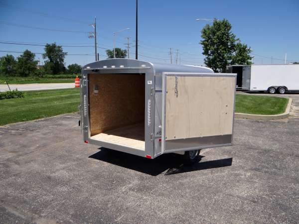 5' X 8' White Cargo Trailer | Advantage Trailer