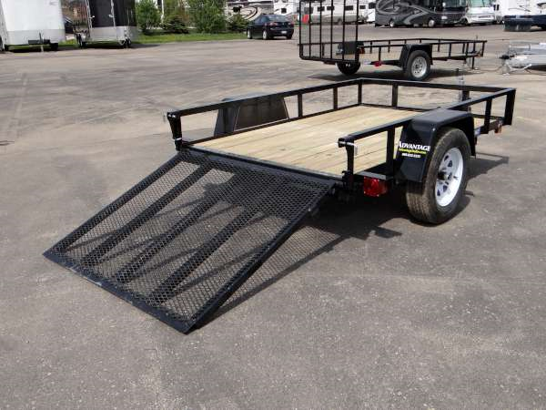 5' x 8' Black Utility Trailer | Advantage Trailer